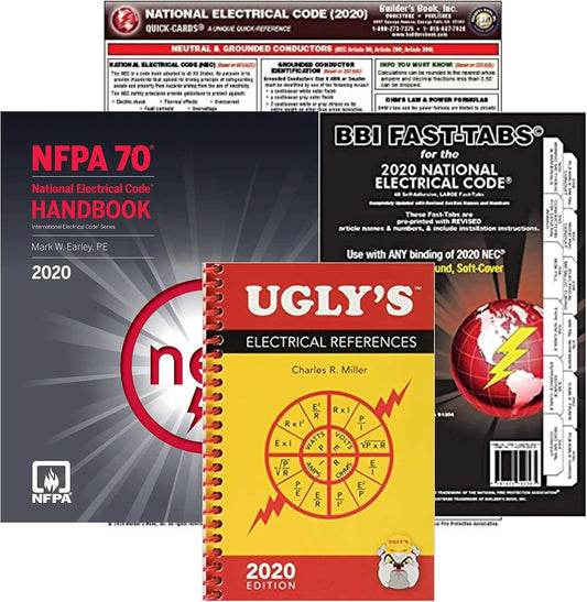 NEC 2020 Handbook NFPA 70 with Tabs Quick Card Ugly’s Electrical References