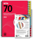 NEC 2023 National Electrical Code Spiral Bound with Color Coded EZ Tabs NFPA 70 Code Book