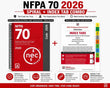 NFPA 70 NEC 2026 Spiral Code Book + Official Color-Coded Index Tabs Combo Set
