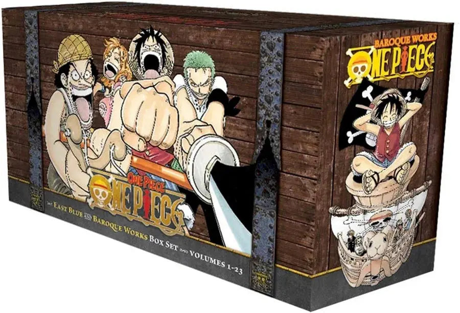 One Piece manga box set collection volumes 1 to 23 featuring box sets 1  with free bonus manga wall poster from nybookshub.
