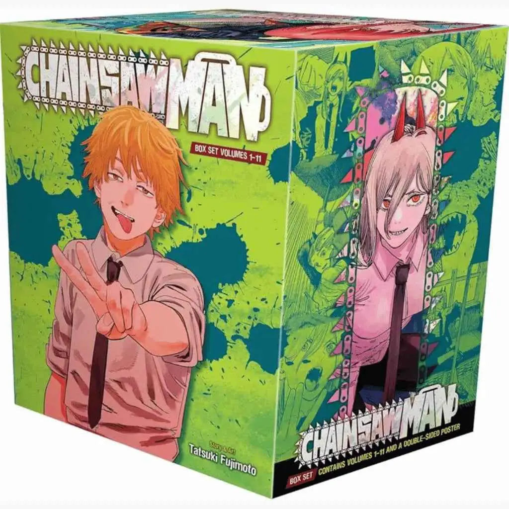 Chainsaw Man Box Set Vol 1–11 by Tatsuki Fujimoto | Tatsuki F | 9781974741427 | paperback