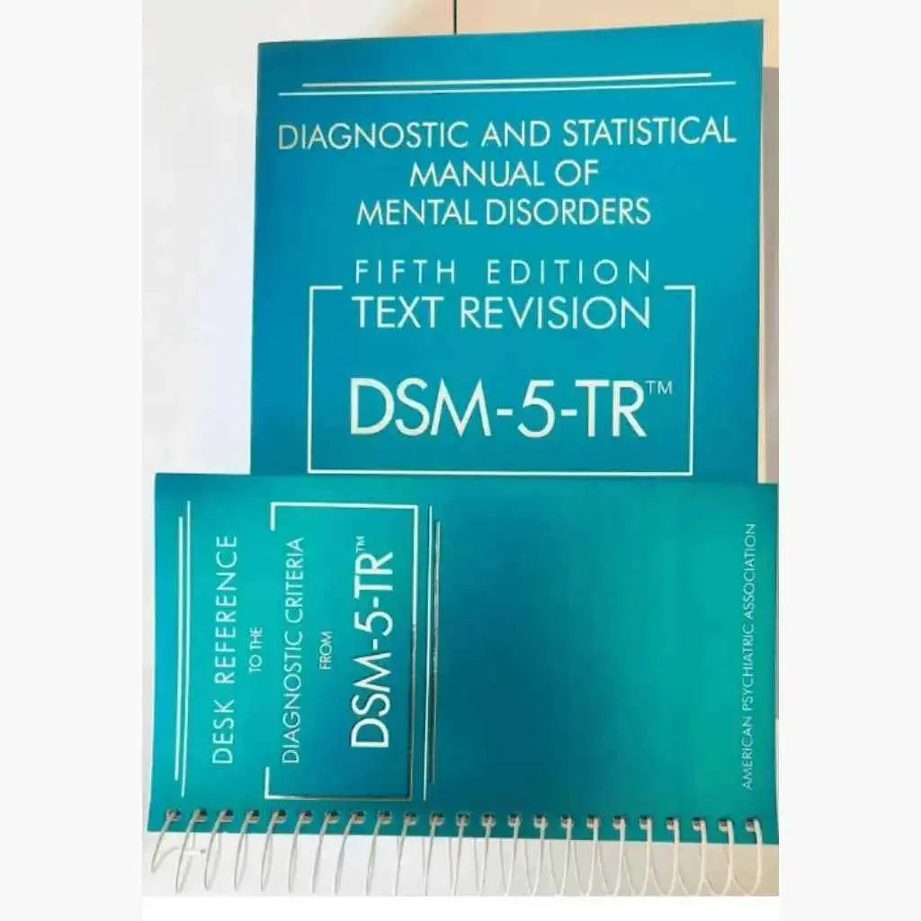 DSM-5-TR Paperback + Desk Reference Spiral Combo Pack | Paperback