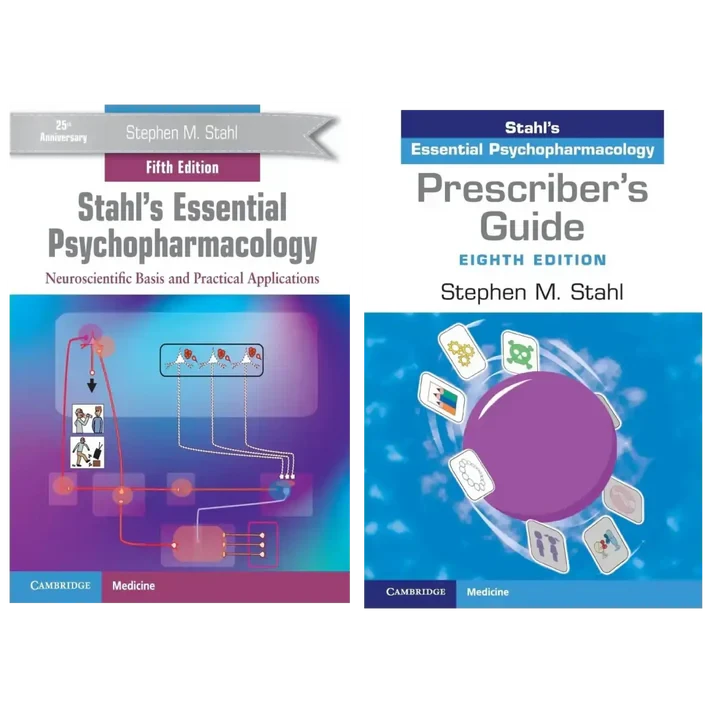 Stahl’s Essential Psychopharmacology 5th Ed + Prescriber’s Guide 8th Ed – Official Cambridge Medicine Bundle [PB]