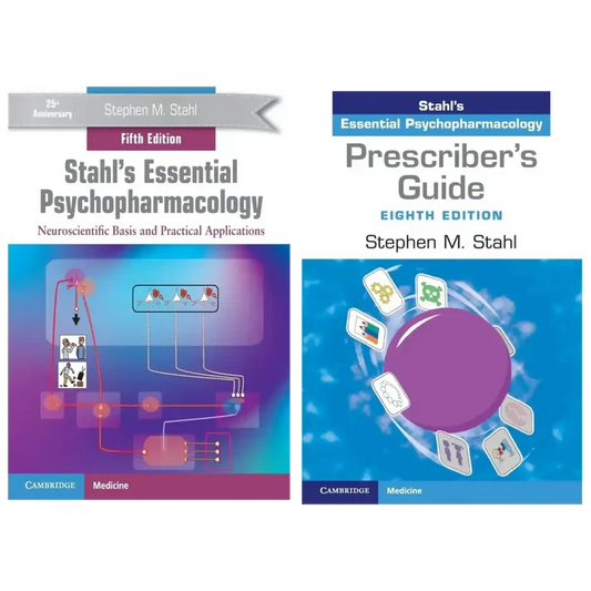Stahl’s Essential Psychopharmacology 5th Ed + Prescriber’s Guide 8th Ed – Official Cambridge Medicine Bundle [PB]