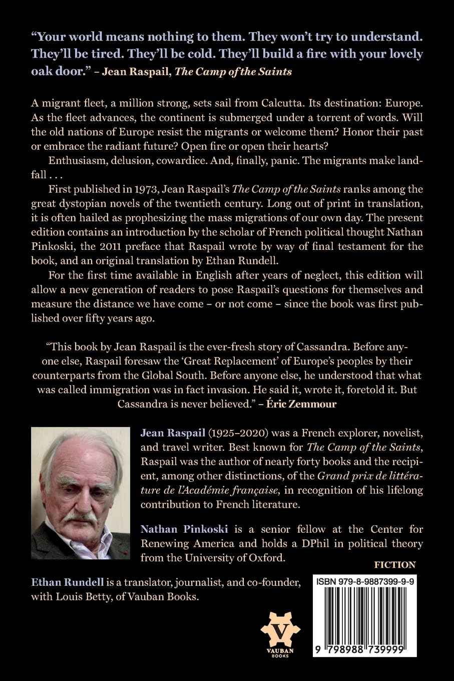 The Camp of the Saints – Jean Raspail [PB] | New 2025 Edition | 9798988739999