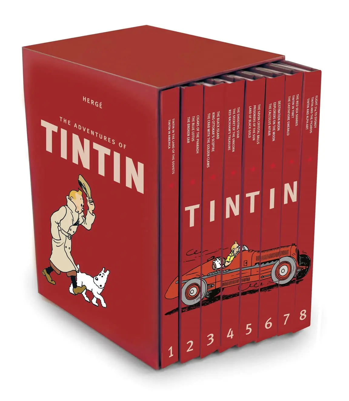 The Adventures of Tintin: The Complete Collection Hardcover – Illustrated Hardcover bookcover – Nybookshub