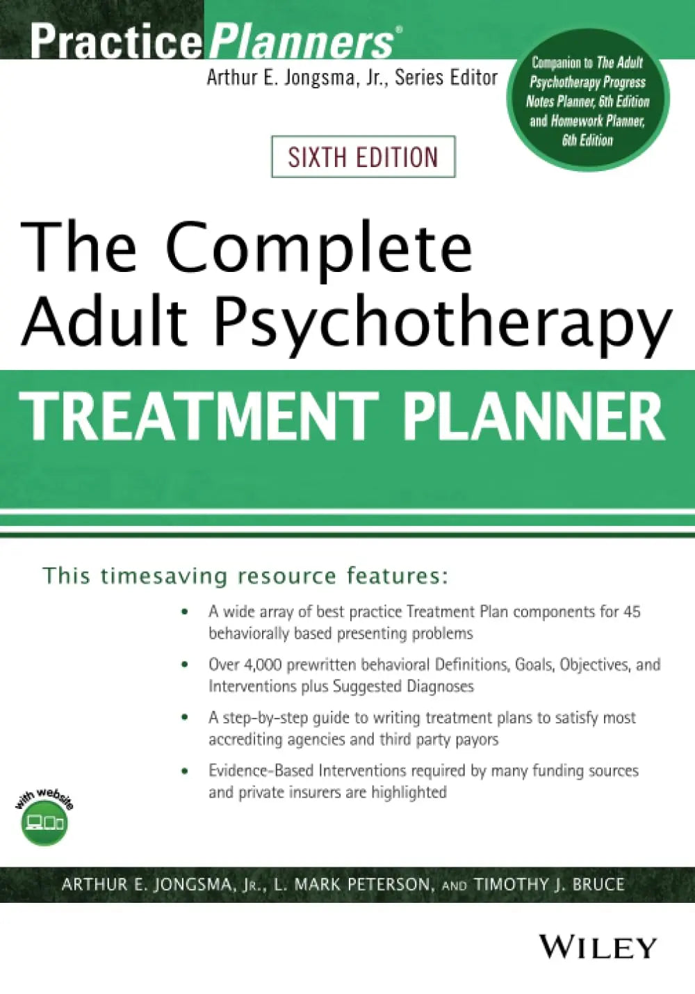 The Complete Adult Psychotherapy Treatment Planner 6th Edition cover at Nybookshub