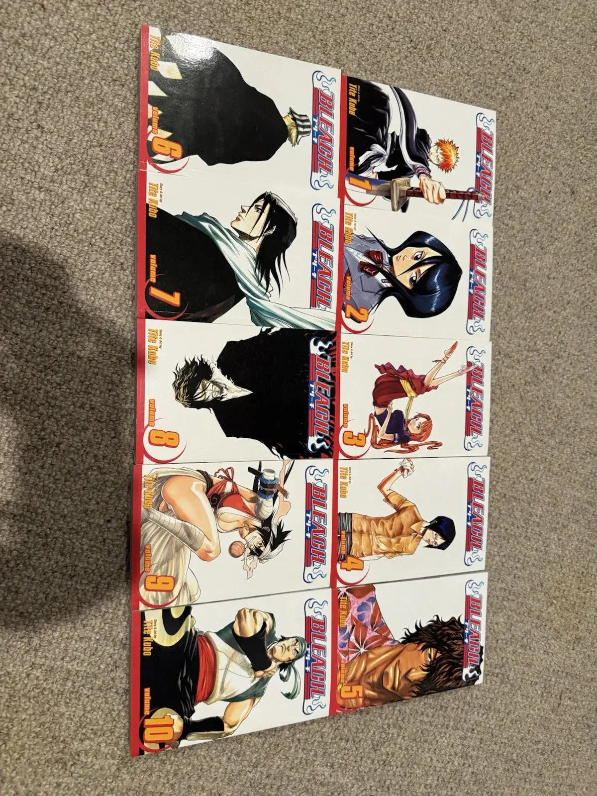 Bleach Manga By Tite Kubo Volumes 1 74 Full Story In English From Viz Media ?? Freebie A Free Manga Wall Poster - NYBooksHub