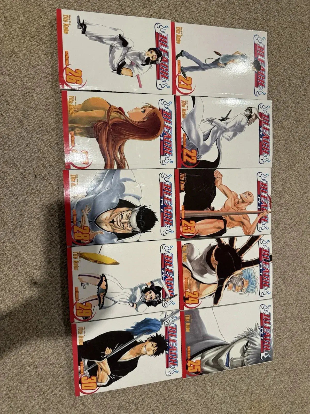 Bleach Manga By Tite Kubo Volumes 1 74 Full Story In English From Viz Media ?? Freebie A Free Manga Wall Poster - NYBooksHub