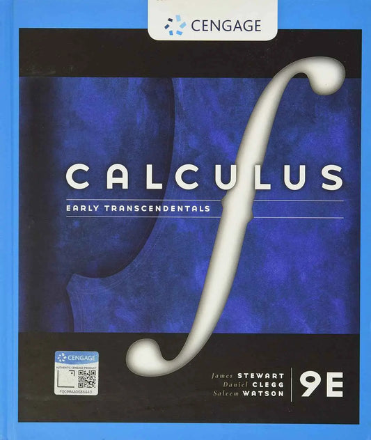 Calculus Early Transcendentals 9th Edition – Stewart |9781337613927|