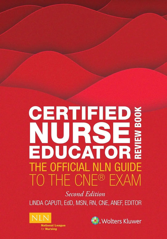 Certified Nurse Educator Review Book Official NLN Guide cover at Nybookshub