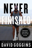 Never Finished by David Goggins hardcover book cover at Nybookshub