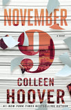 Book cover of 'November 9' by Colleen Hoover with a stylized design.