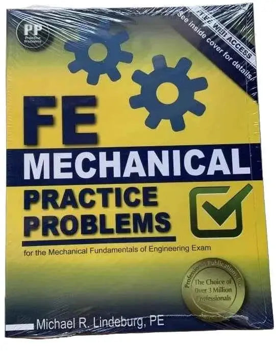 PPI FE Mechanical Practice Problems – Michael R. Lindeburg, PE | 490+ NCEES-Aligned Problems Paperback | 9781591264422