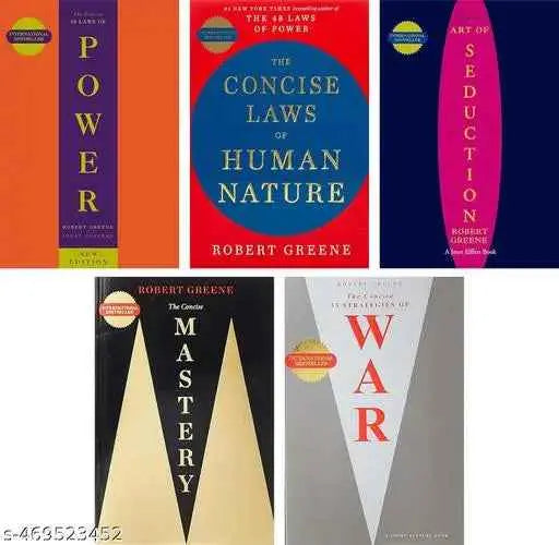 Robert Greene 5 Books Collection Set:The Concise 48 Laws Of... | Robert G | Paperback
