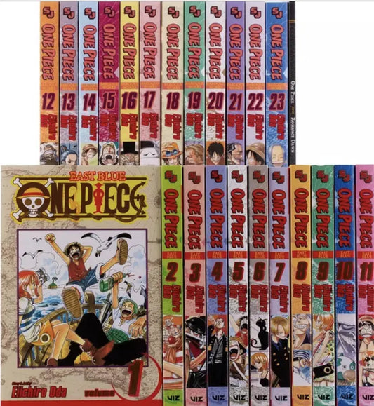One Piece Manga Set Box Set : East Blue and Baroque Works, Skypiea and Water 1-50 || Comic Book Full/Loose Set ?? Freebie: A free Manga Wall Poster - NYBooksHub