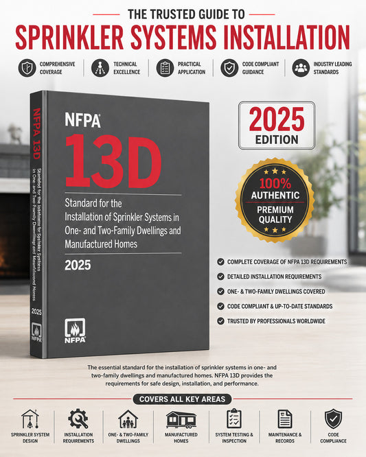NFPA 13D Standard for Sprinkler Systems Installation 2025 Edition National Fire Protection Association
