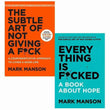 Mark Manson Book Set: The Subtle Art of Not Giving a Fck & Everything is Fcked – Boxed Edition