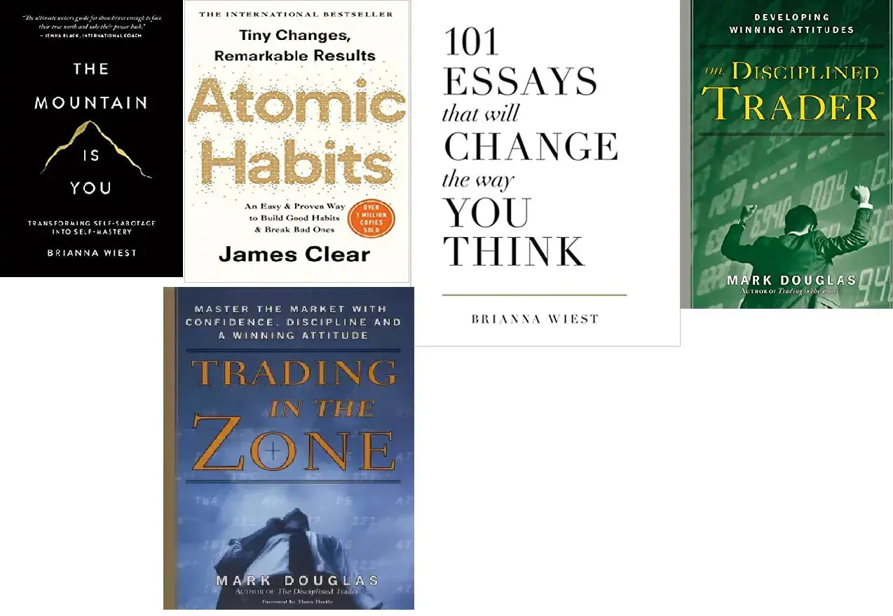 Disciplined Trader+MOUNTAIN IS u+Trading in the zone+Atomic + 101 ESS...Set of 5 books image 1