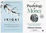 Combo Book Set Ikigai With The Psychology of Money - paperback image 1