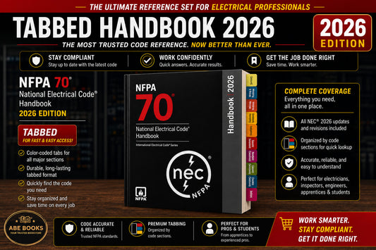 NFPA 70 National Electrical Code Handbook 2026 Tabbed Edition Hardcover NEC National Fire Protection Association