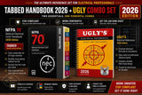 Tabbed NFPA 70 National Electrical Code Handbook 2026 + Ugly's Spiral Combo Set
