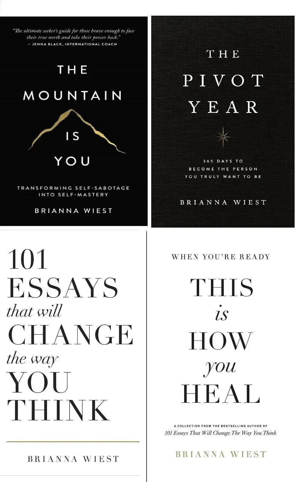 101 Essays + This is How You Heal + Mountain + The Pivot Year (COMBO BOOKS SET) (S) image 1