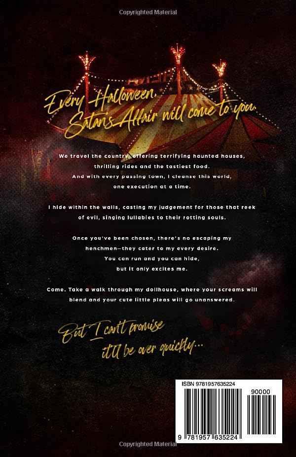 Satan's Affair – H. D. Carlton | Dark Romance & Psychological Thriller | Paperback | 9781957635224
