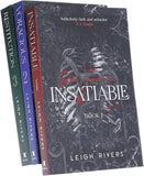 The Edge of Darkness Trilogy Complete 3-Book Collection Set by Leigh Rivers (Insatiable, Voracious & Restitution) – Paperback Bundle NYBOOKSHUB