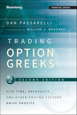 Trading Options Greeks by Dan Passarelli book cover at Nybookshub